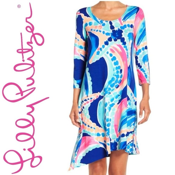 Lilly Pulitzer Ariana asymmetric Swing Dress - size XS - Picture 1 of 7
